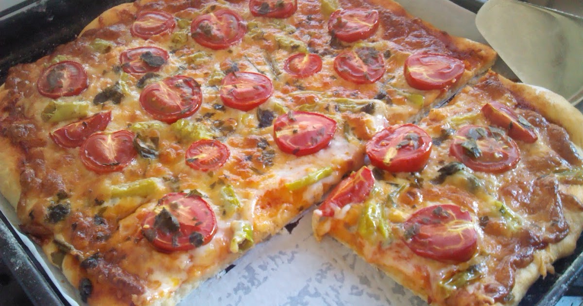 Tuğba� nın Yemek Tarifleri Vejeteryan pizza ve en güzel pizza hamuru