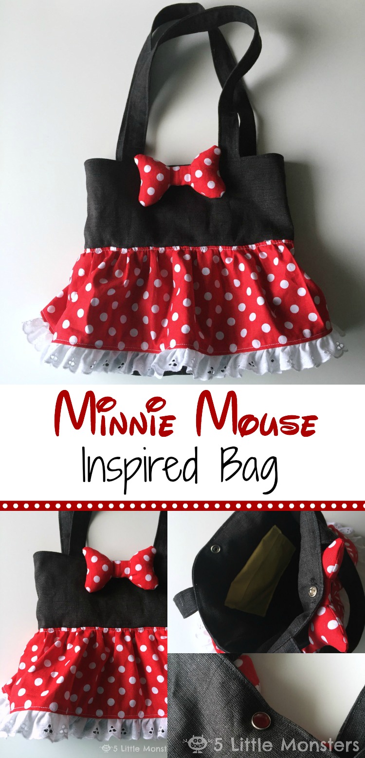 minnie mouse crochet purse