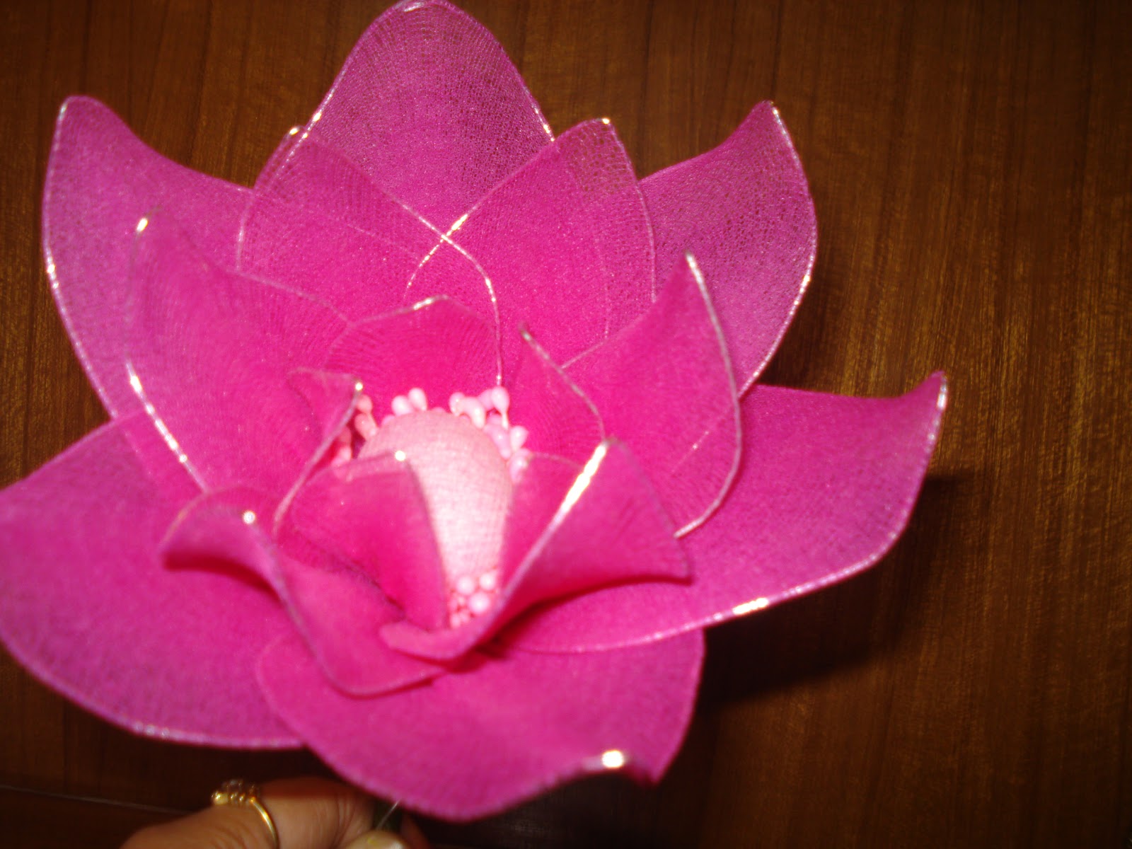 Rose n Wrap Stocking Flower LOTUS