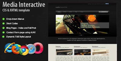 Media Interactive CSS & XHTML Template