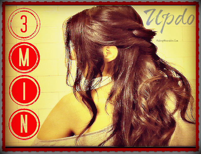 Fast Easy Hairstyles Hair Tutorial: Half-Up Updo for Everyday, Formal, Informal, Wedding, Prom, Homecoming. Voluminous Curls for Long Hair