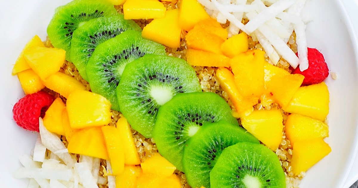 Simply Gourmet Quinoa Fruit Salad 2 with a Creamy Yogurt Dressing 