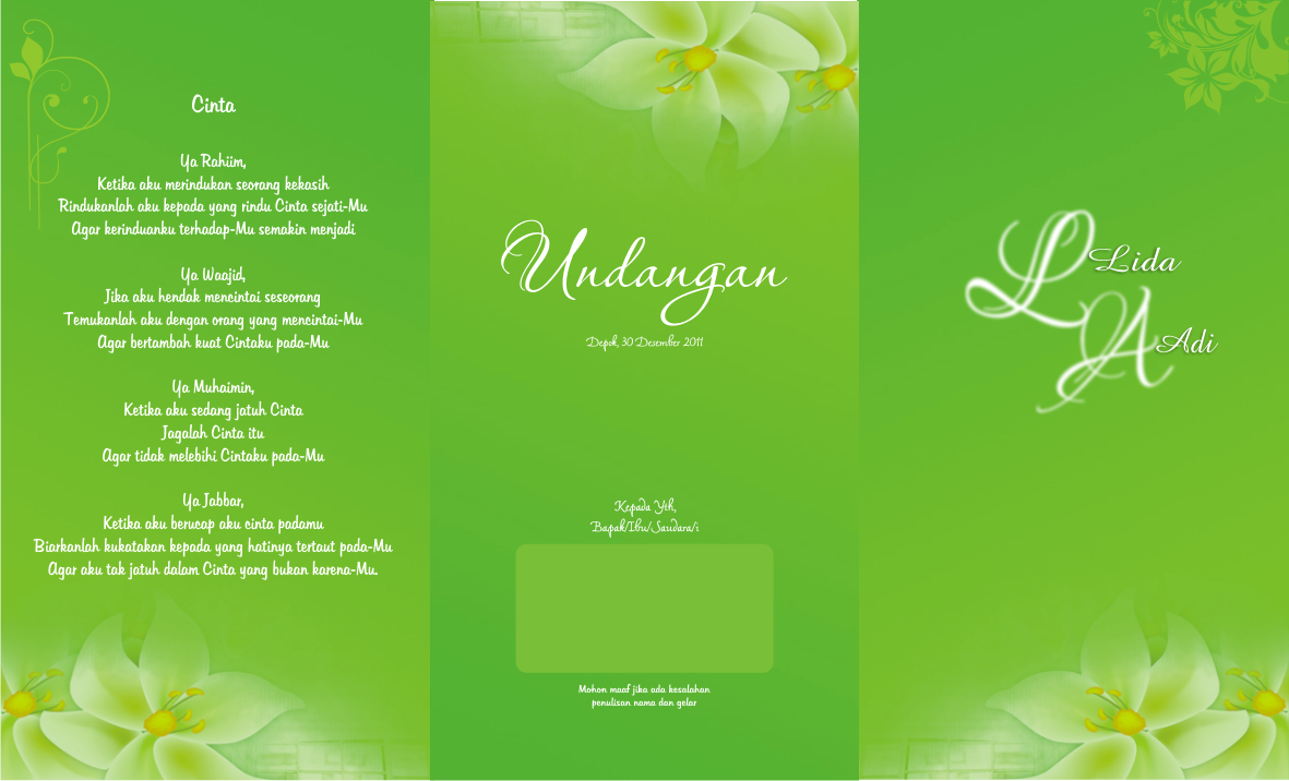 Desain Lop Elegan | contoh desain undangan pernikahan cantik desain undangan Desain Lop Elegan | contoh desain undangan pernikahan cantik desain undangan