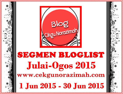 Segmen Bloglist Julai-Ogos 2015 by CN