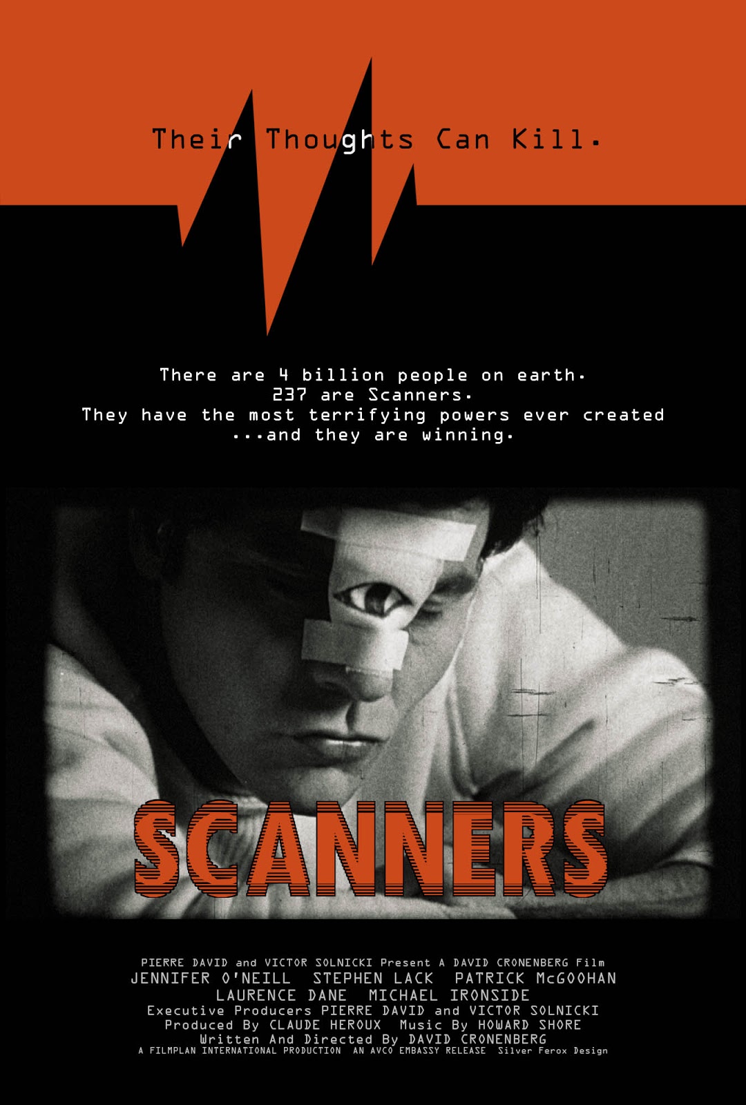 Silver Ferox Design SCANNERS (David Cronenberg, 1981)