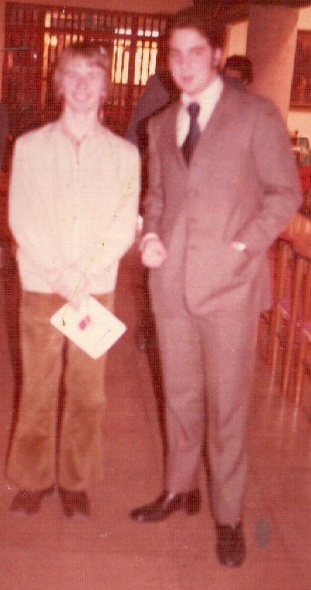 Manuel with Ulf Andersson,Palma de Mayorca 1972