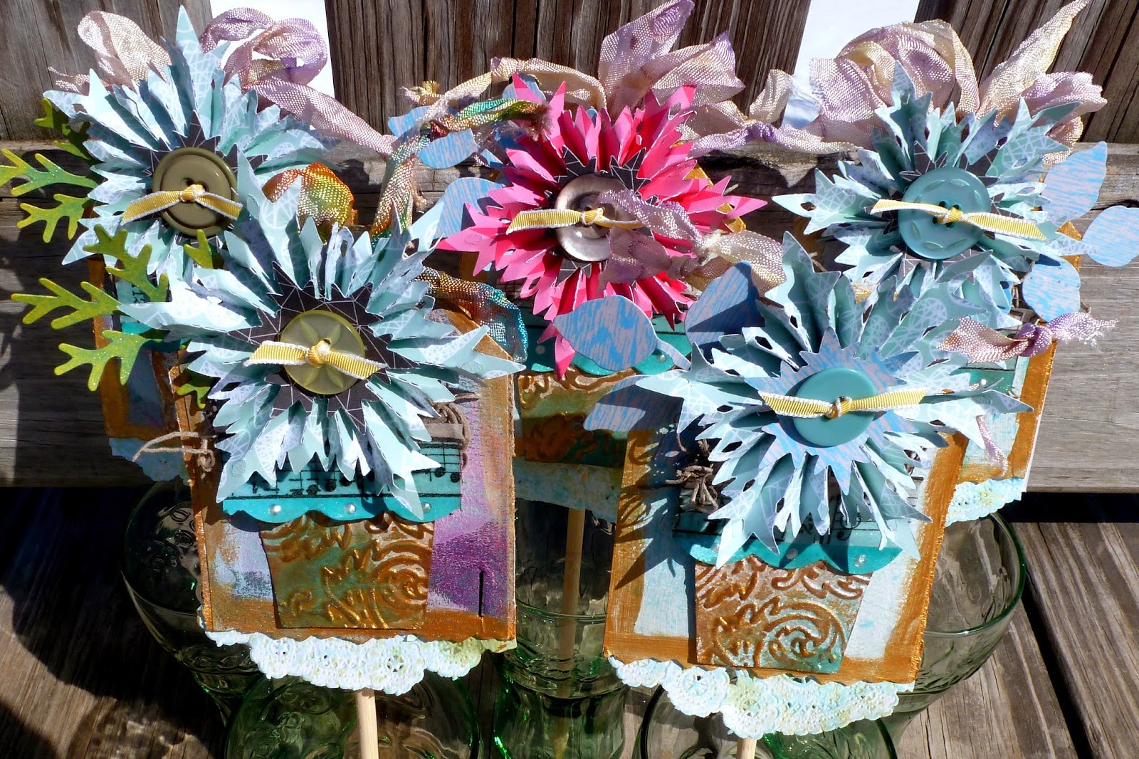 Mitralee Secret Squirrel Flower Pot Sticks