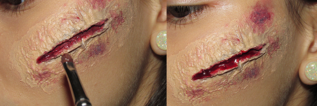 Tutorial: Ferimento de papel toalha para o Halloween 10