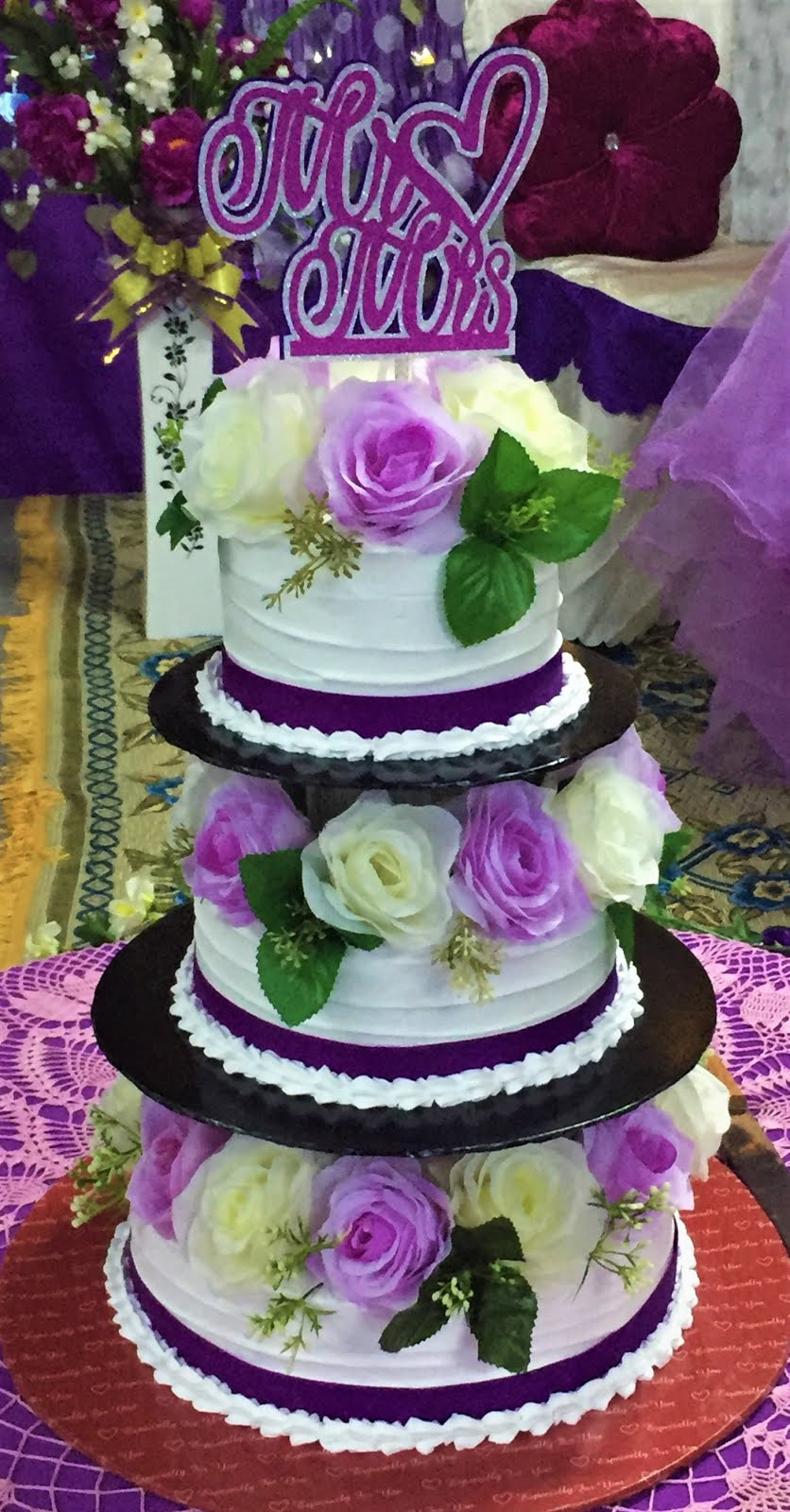 3 tier Wedding Cake