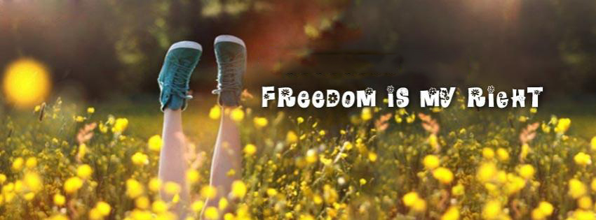 Facebook Timeline Cover Girls - Freedom Is My Right