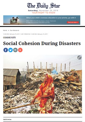 Social Cohesion During Disasters