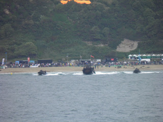 Beach Landings - view from HMS York - Bournemouth Airfest 2012