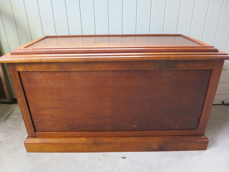 The Antique Polishers Solid Silky Oak Blanket Box