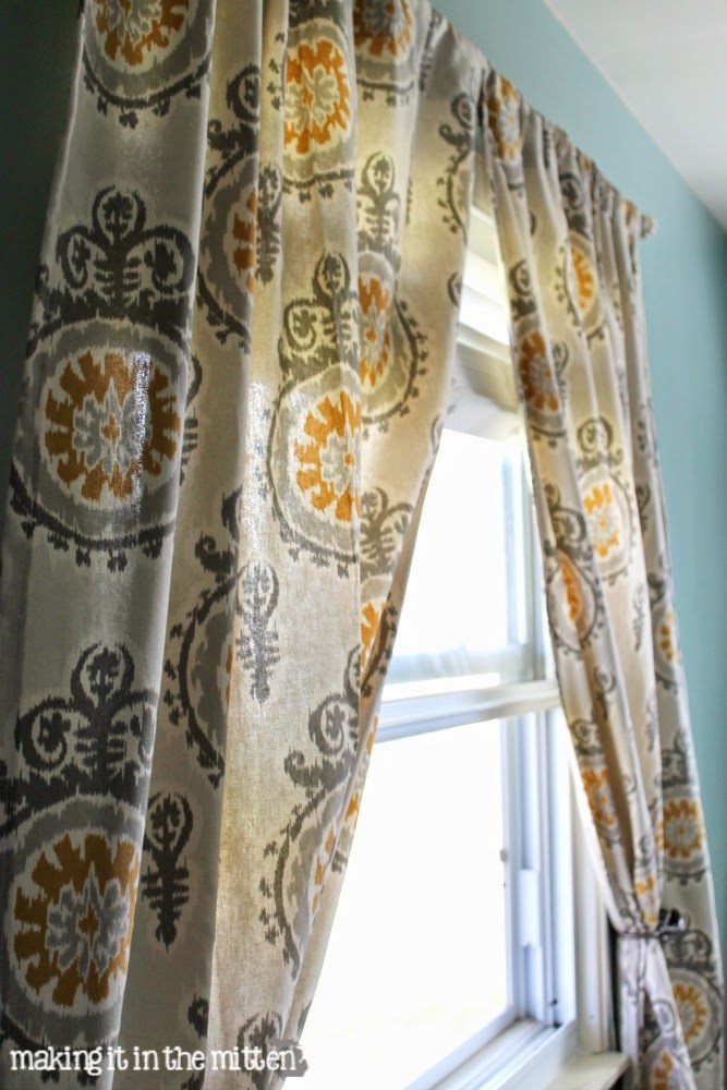 Making It In The Mitten Guest Bedroom Curtains