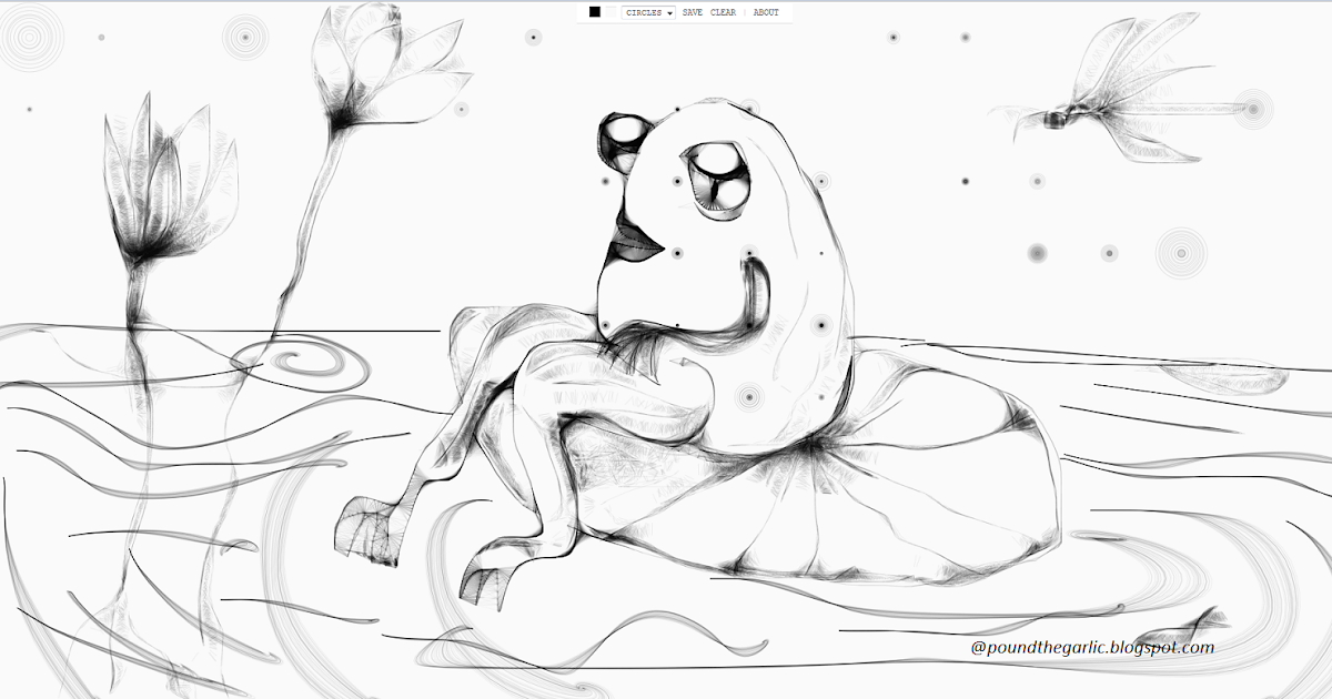 Growing with Guidance Drawing using Mr.Doob