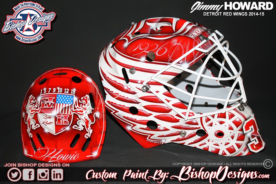 Jimmy Howard's pink Breast Cancer Awareness Month mask wins the