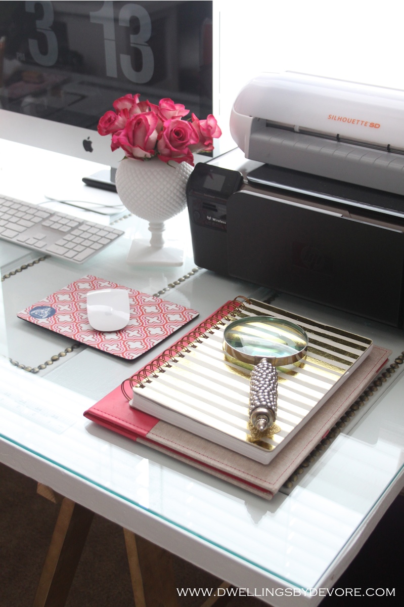 Dwellings By DeVore DIY nailhead door desk