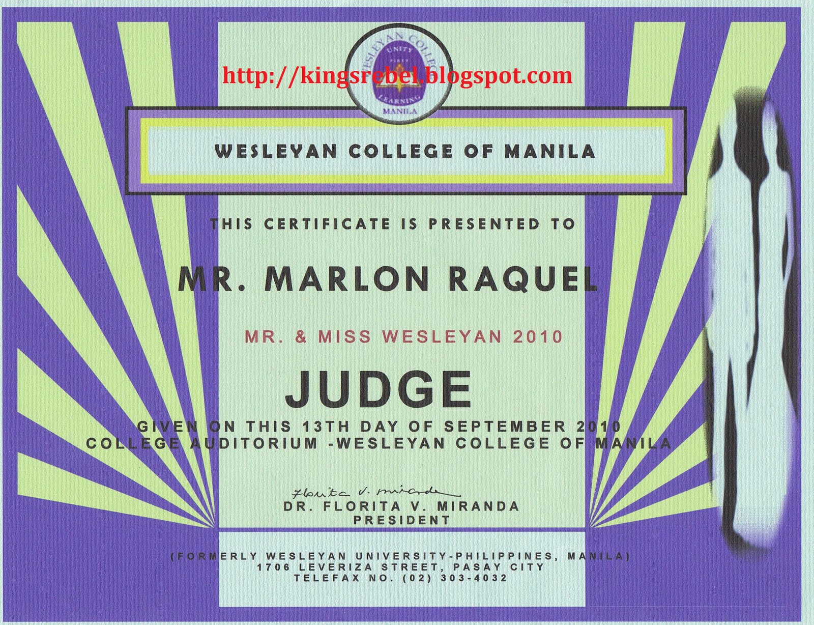 certificate of appreciation sample for judges