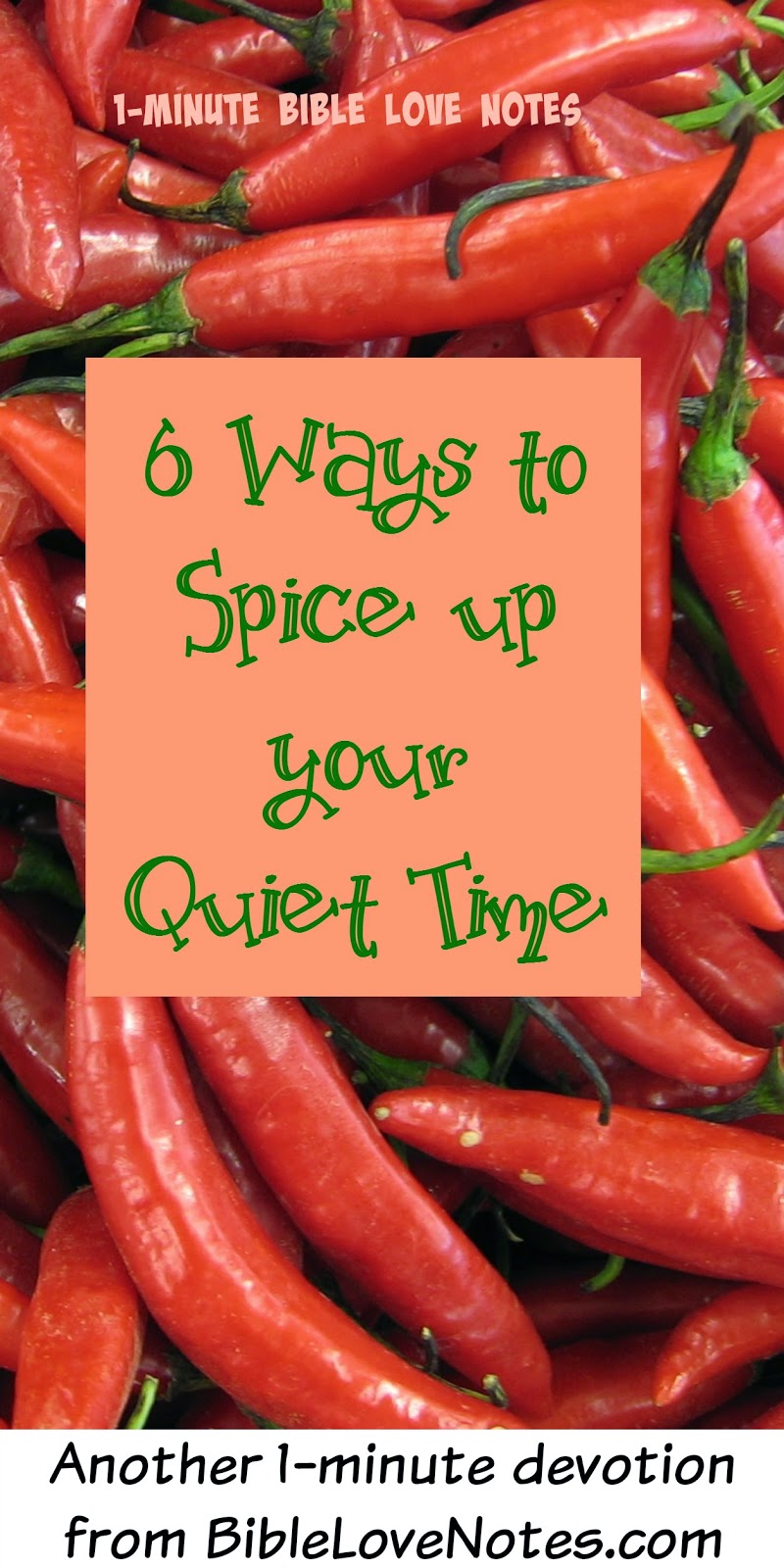 1Minute Bible Love Notes Spice it Up!