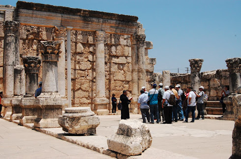 Ruínas da Sinagoga de Cafarnaum.