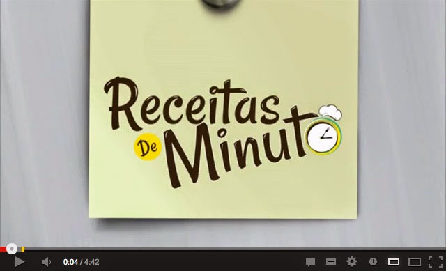 RECEITAS AO MINUTO