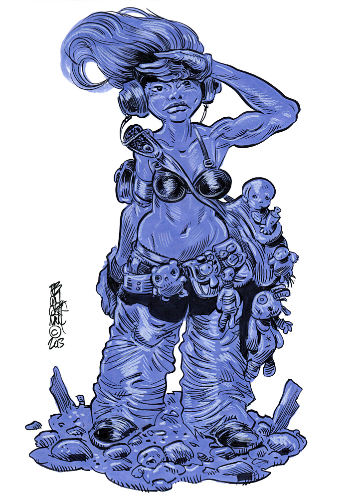 Bob Fingerman's Art Blog Thinger: Day 12 - Becca