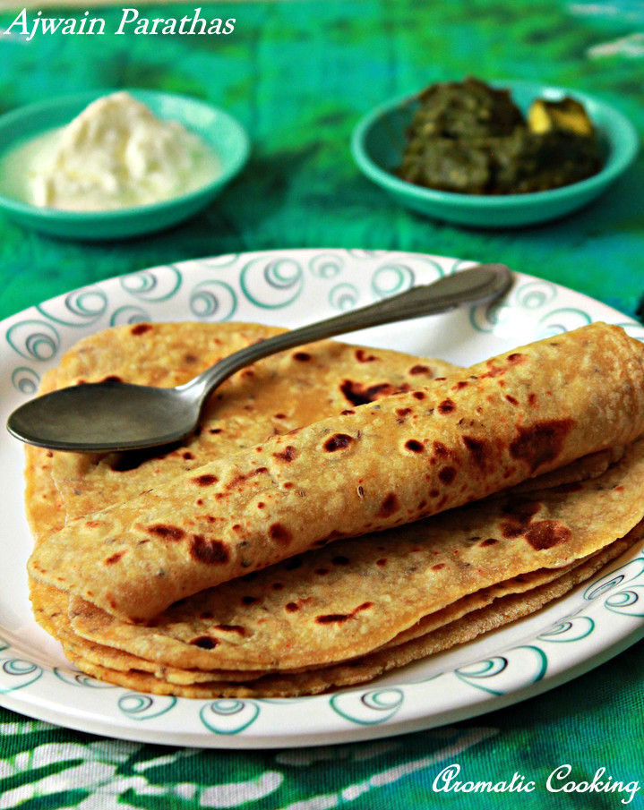 Aromatic Cooking Ajwain Paratha/Indian Flat Bread With Weed