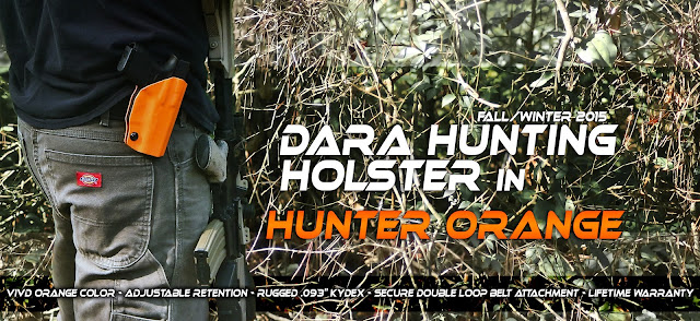 Orange Hunting Holster, hunting holsters, owb holster for hunting, hunting holster, orange hunting holsters, gun holsters for hunting