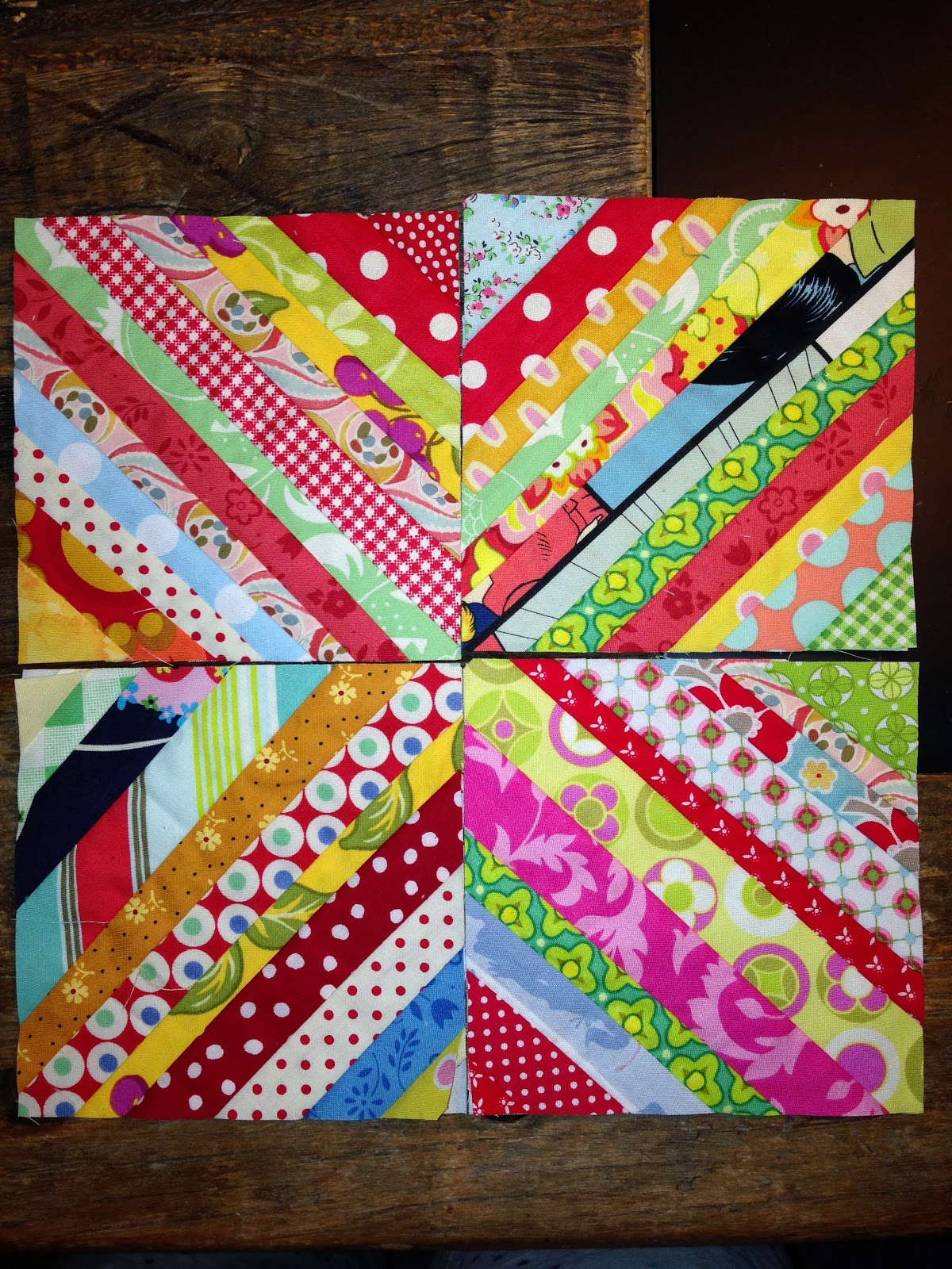 dream quilt create Strip quilt, WIP