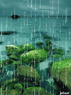 Chuva nas pedras