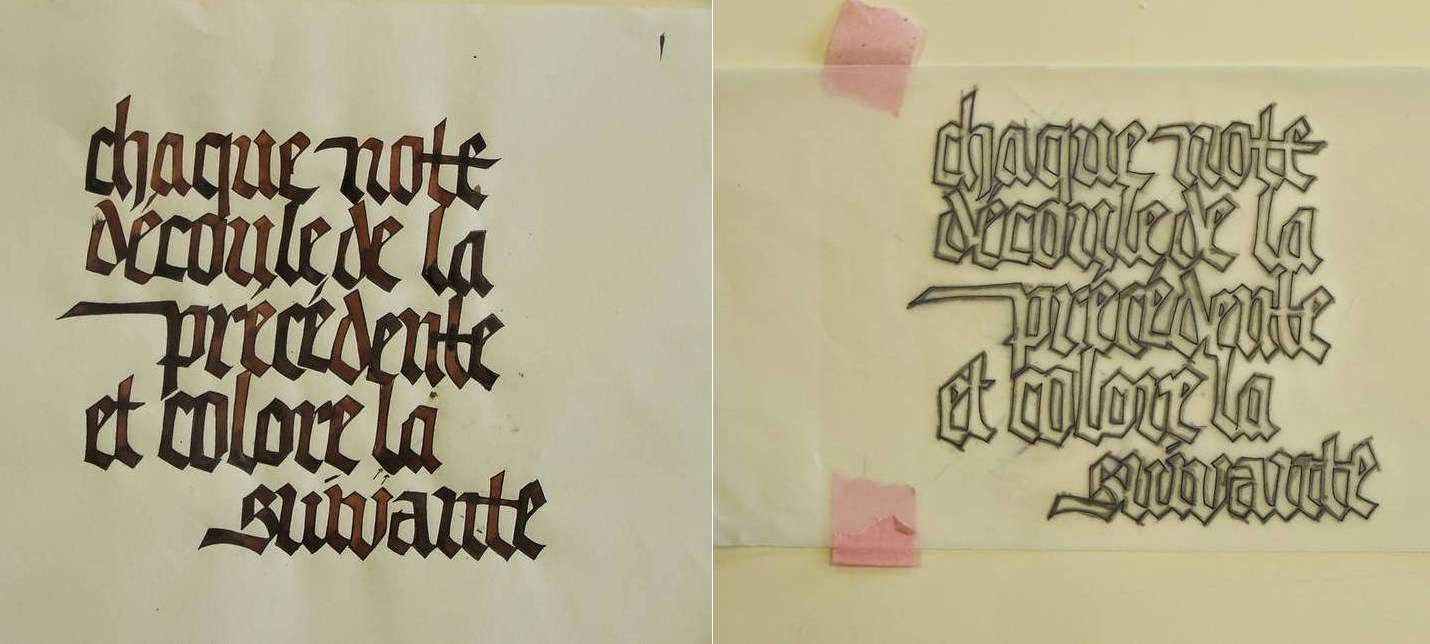 Mes Calligraphies Mai 2011
