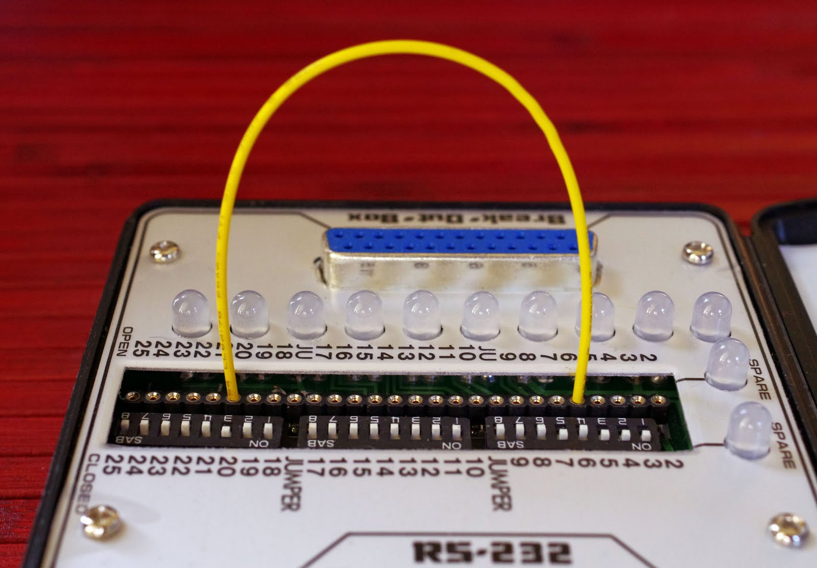 Network Museum RS232C breakout box
