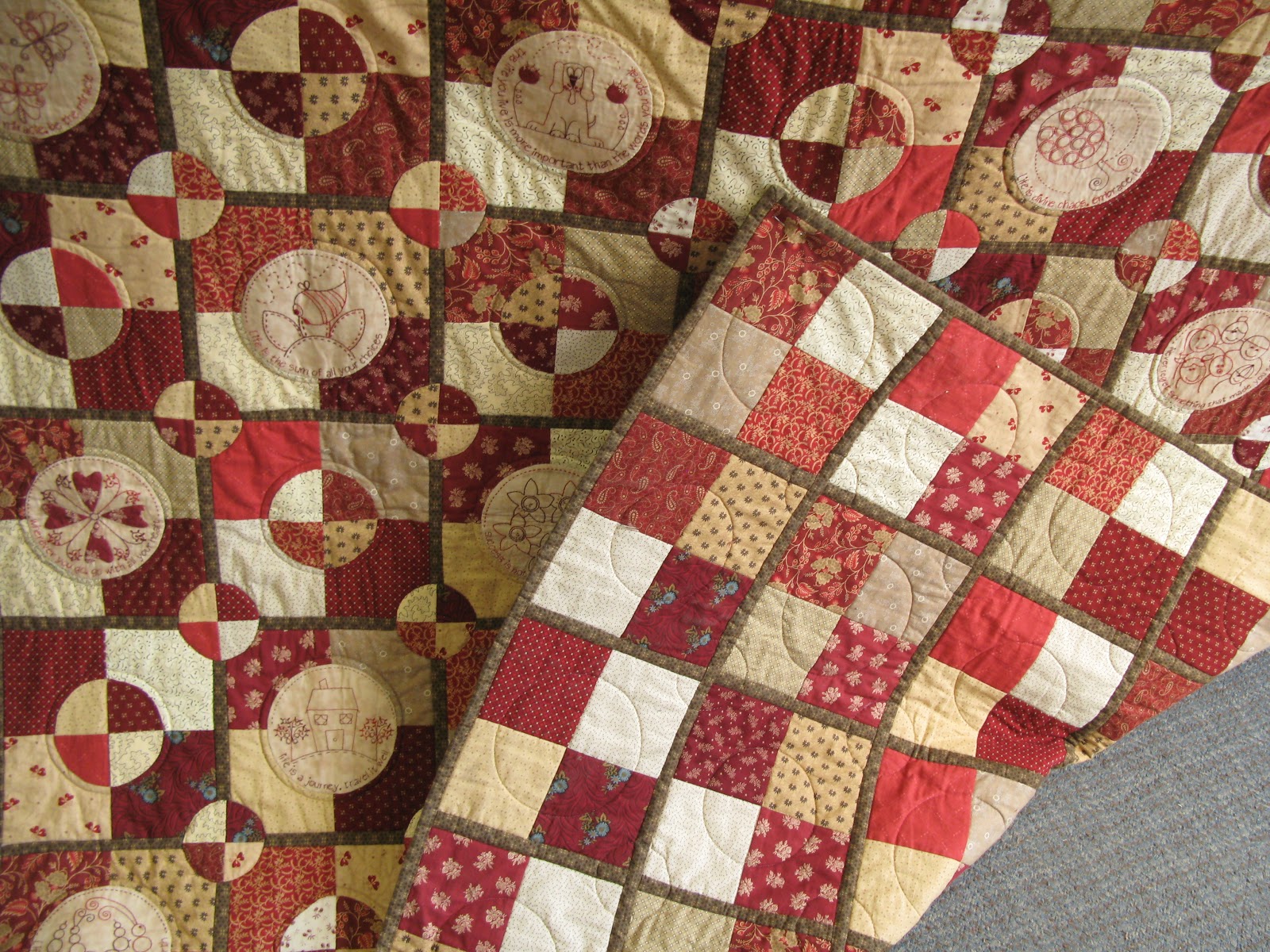 continually crazy Baby Quilt for Ella