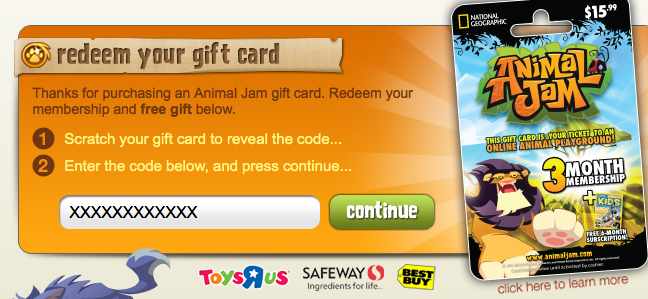 Animal jam 12 month membership card code download Animal jam 12 month membership card code download