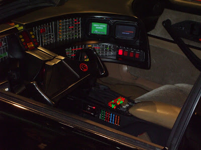 Knight Rider's car cockpit at תערוכת מכוניות 2013