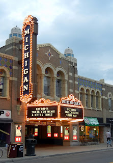 Walking around downtown Ann Arbor, Michigan