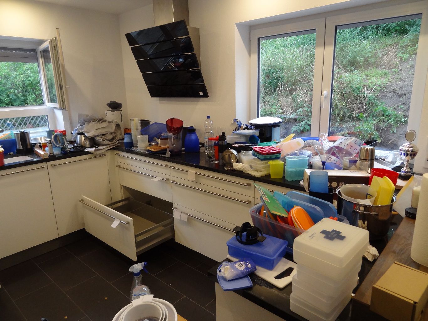 ...unser Haus entsteht: Küche Teil 5, Baggerfahren