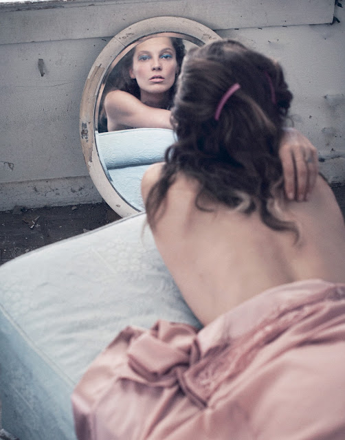 Model – Daria Werbowy Photographer – Mikael Jansson Porter Fall 15