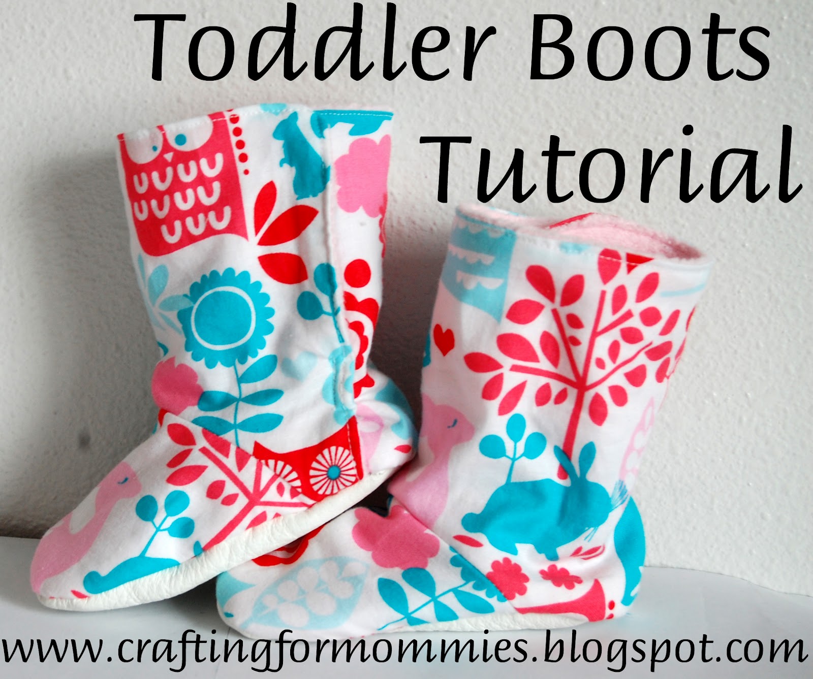 You Asked For It....Toddler Boot Tutorial! Homespun Aesthetic
