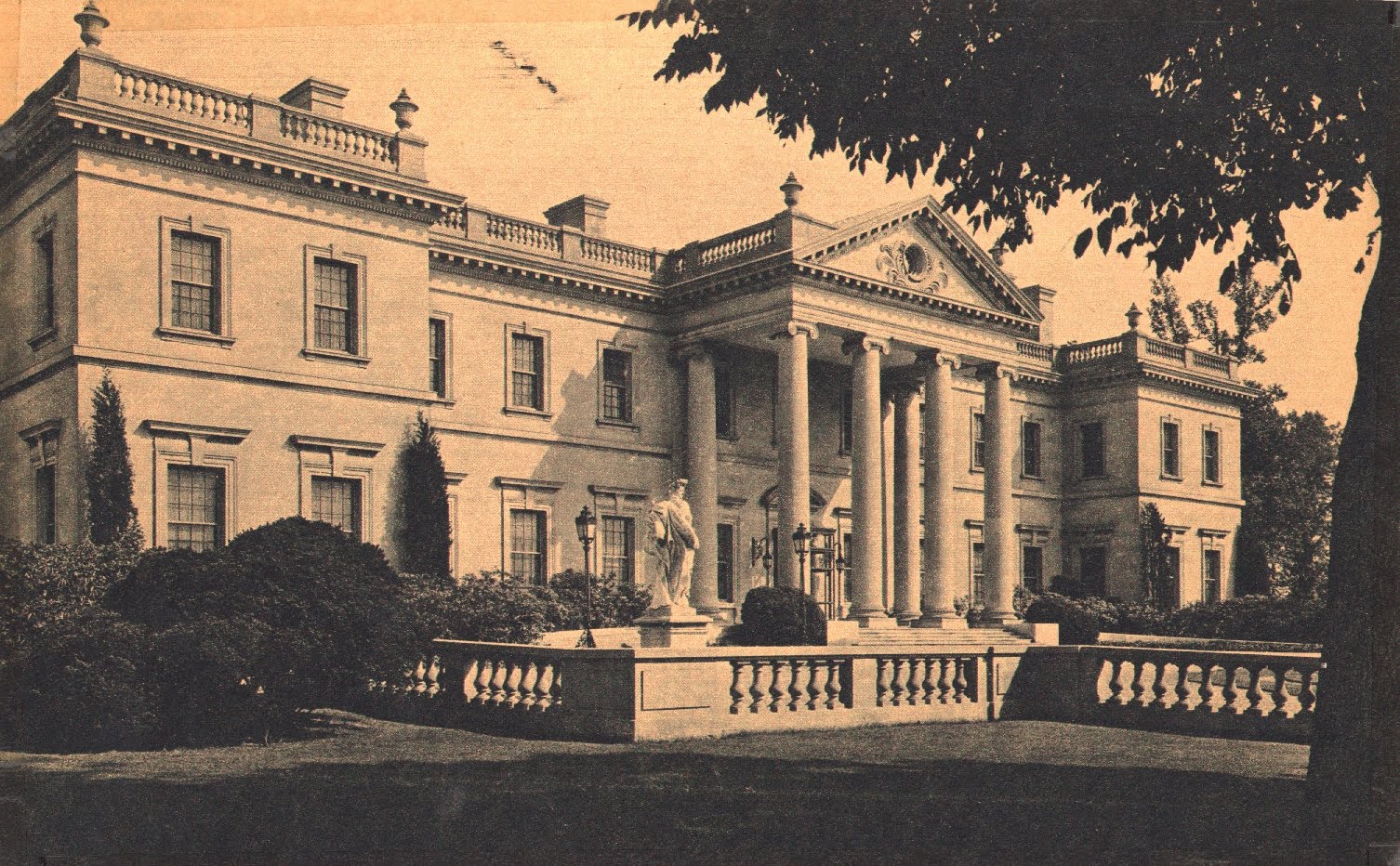 Mansions of the Gilded Age Whitemarsh Hall after Demolition