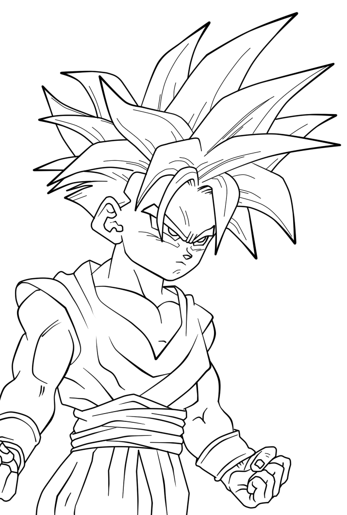 Featured image of post Super Dragon Ball Para Colorir Colorear dibujos de dragon ball super