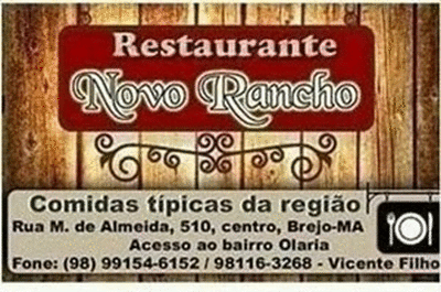 Restaurante Novo Rancho - Brejo