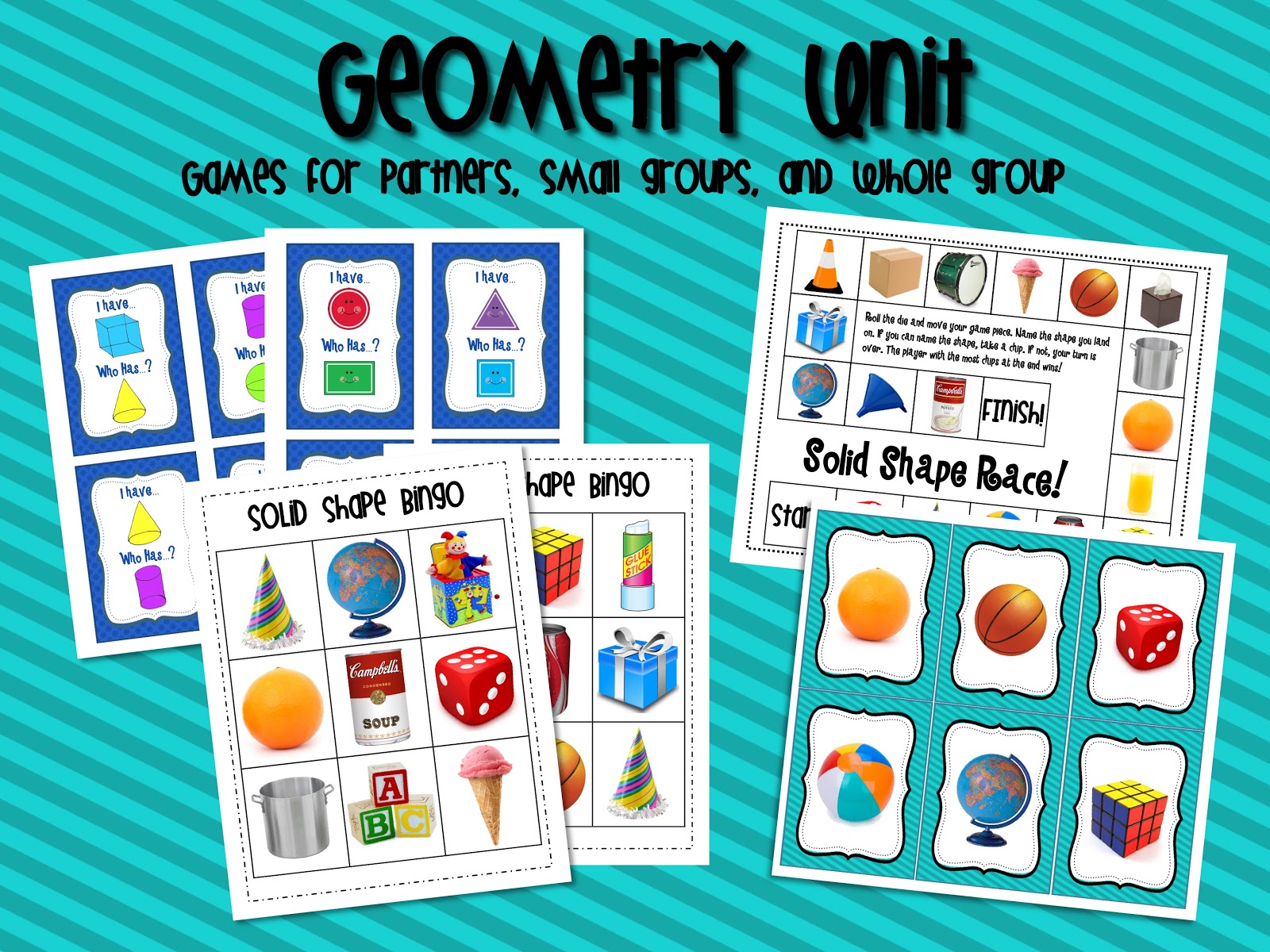 Mrs. Ricca's Kindergarten: Solid Shapes Geometry Unit & FREEBIE