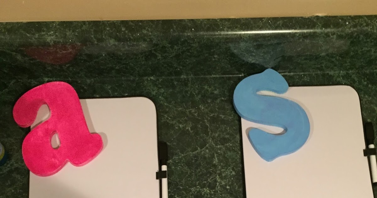 Maddie's Makings Whiteboard Letters