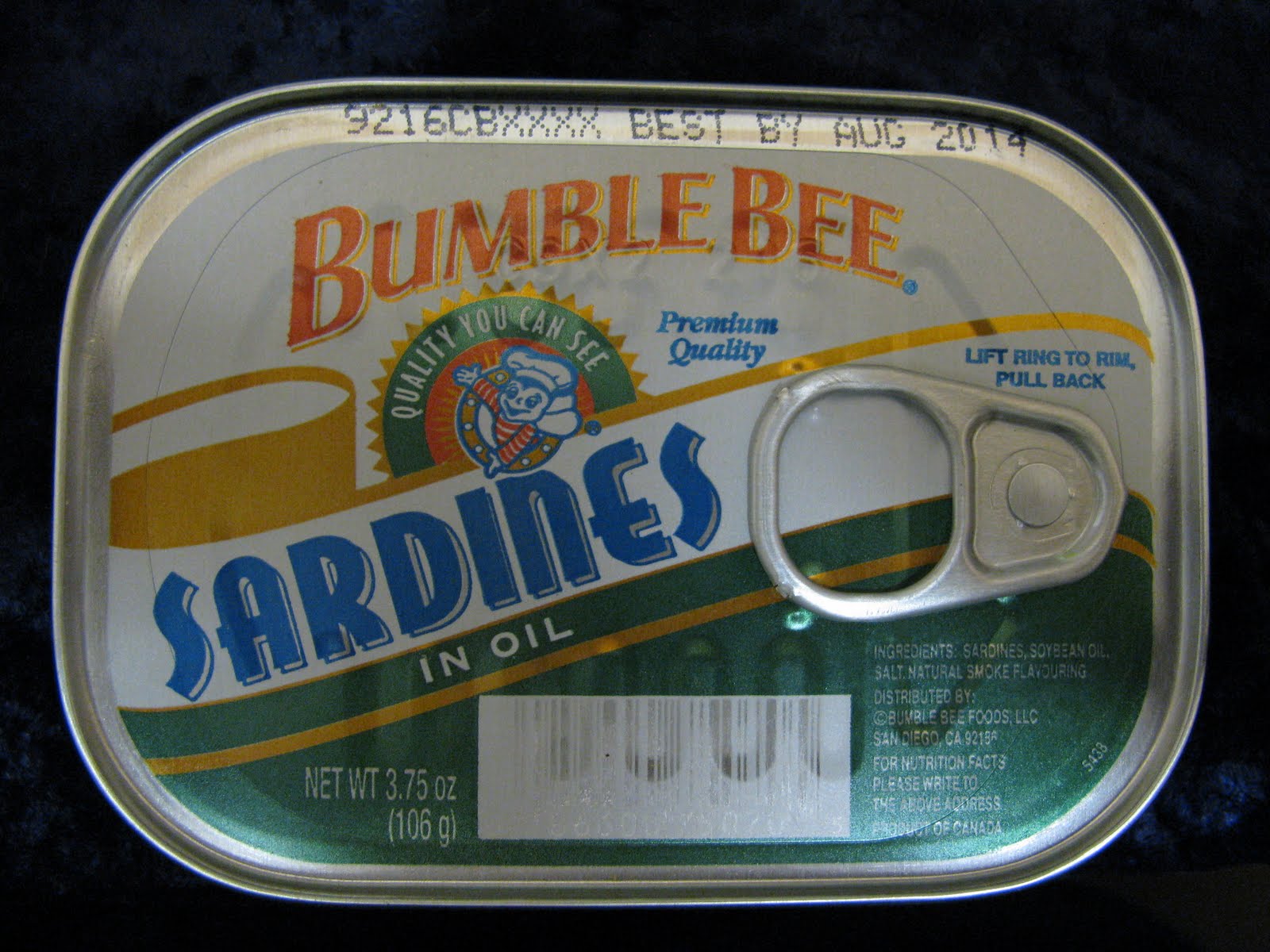 Mouth Full of Sardines Bumble BeeSardines 4