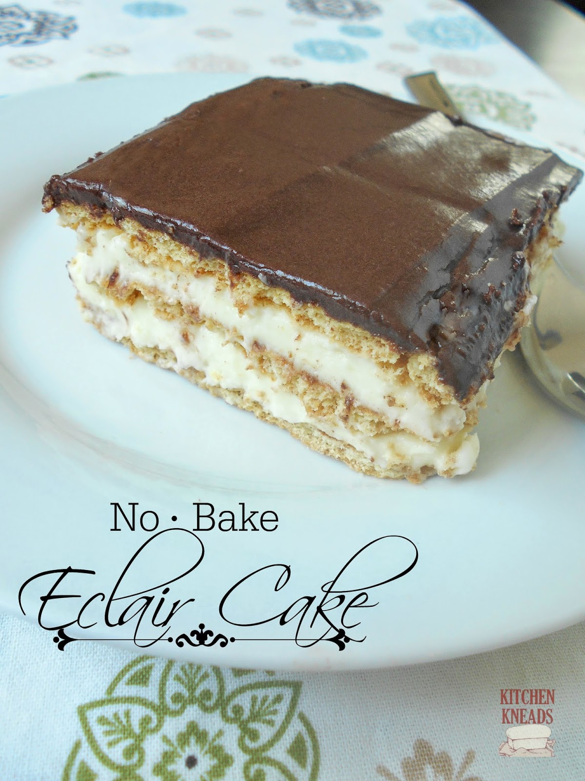 No-Bake Eclair Cake