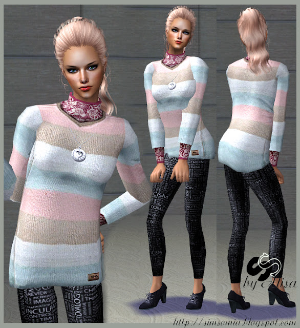 sims -  The Sims 2. Женская одежда: повседневная. Часть 3. - Страница 21 3