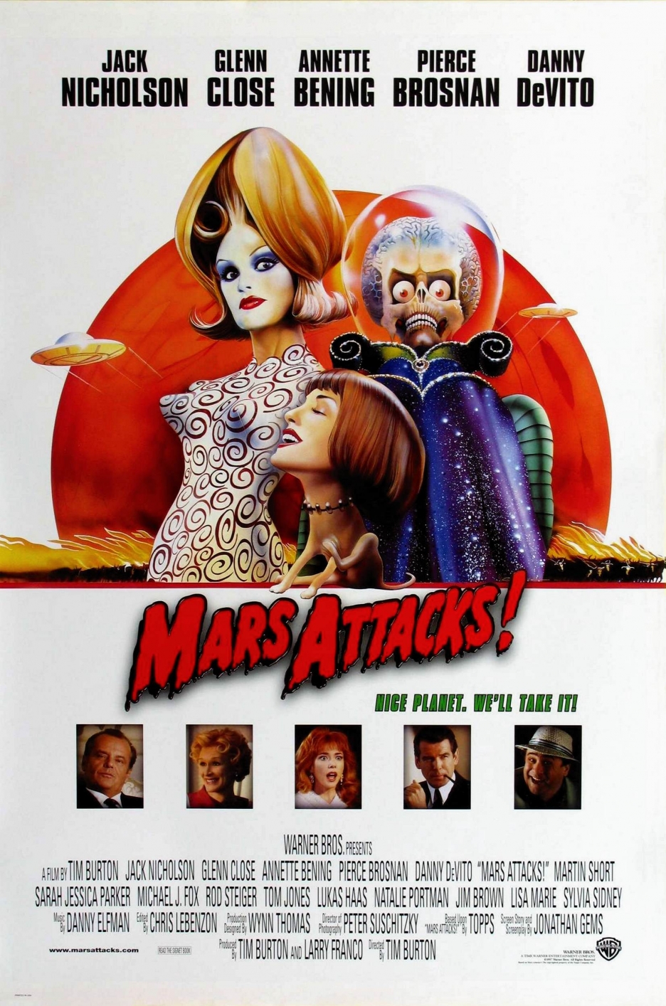 Cinemachine Mars Attacks! (1996, Tim Burton)