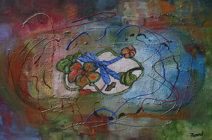 Abstract+dragonfly+art