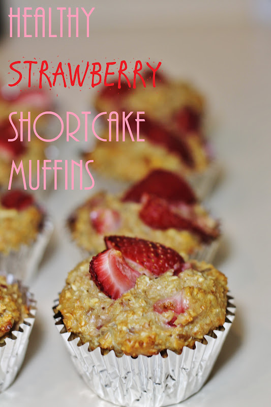 HEALTHY STRAWBERRY SHORTCAKE MUFFINS ANDREA CLARE